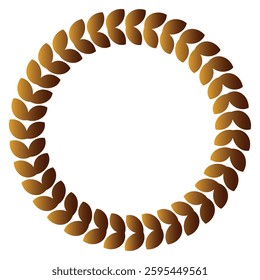 Logo Design Leaf flower with circle for wedding, logo design leaf flower ornament circle