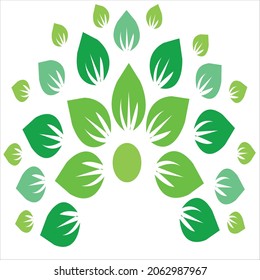 logo design of leaf.leaf vector art illustration.leaf icon design.modern leaf template design