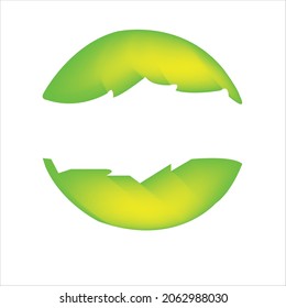 logo design of leaf.leaf vector art illustration.leaf icon design.modern leaf template design