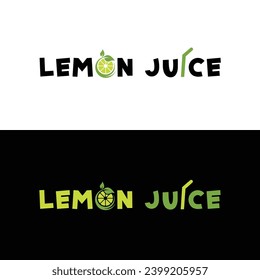 LOGO DESIGN LEMON JUICE LOGO TEMPLATE