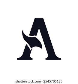 Diseño de logo con letra A
