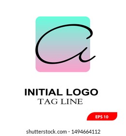 logo design letter A, simple high quality
