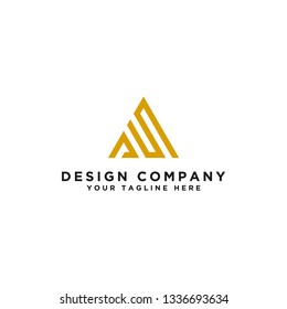 logo design, letter AS. - Vector