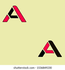 Logo Design letter A for business - Vector