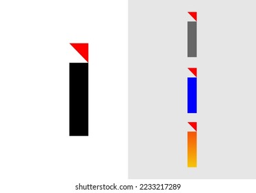 Logo Design Letter I Bussines Company 