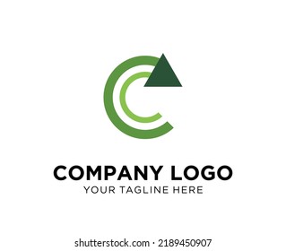 Carta de diseño de logotipo C, adecuada para la empresa, la comunidad, logotipos personales, logotipos de marca