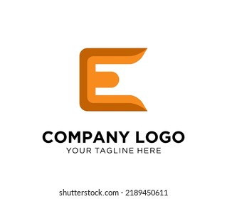 Logo design letter E, suitable for company, community, personal logos, brand logos