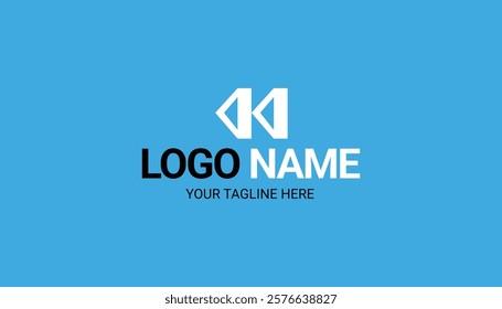 Logo design with letter K