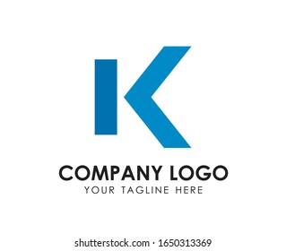 Logo design letter K, suitable for company, community, personal logos, brand logos