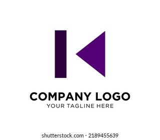 Logo design letter K, suitable for company, community, personal logos, brand logos