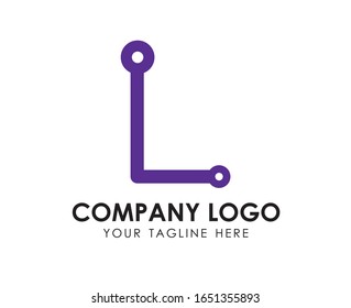 Logo design letter L, suitable for company, community, personal logos, brand logos
