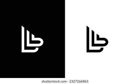 Logo design letter LB . BB Elegant modern. Vector template.