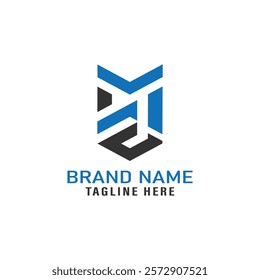 LOGO DESIGN LETTER ME VECTOR