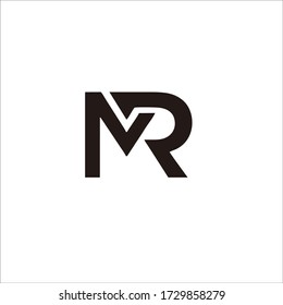 
logo design letter "mr" for brand and company names