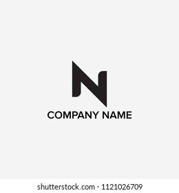 Logo design for letter N