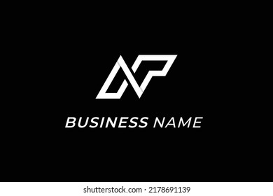 logo design letter N and P