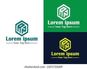 Logo Design with Letter Pattern PC. Initial  Design Vector Template. Letter typography Logo Design. Hexagon , Polygon logo, Digital, Media. trending polygon logo design.