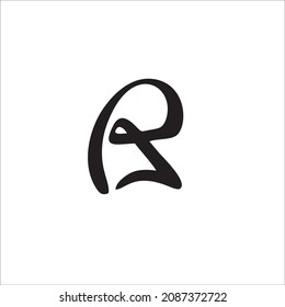 logo design letter "PR" for your name, brand and company identity