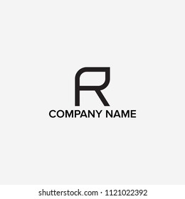 Logo design for letter R