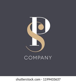 Logo Design Letter S P