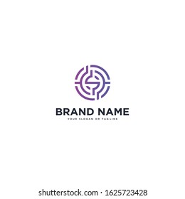 logo design letter s vector template