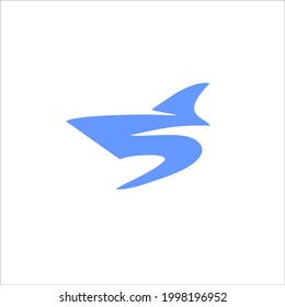 letra de diseño de logotipo "S" para el nombre y los productos de su empresa