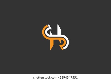 LOGO DESIGN LETTER SH VECTOR