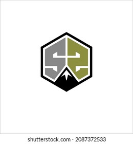 logo design letter "SS" for your name, brand and company identity
