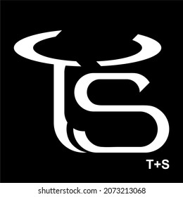 Logo Design Letter of TS. Monogram Logo