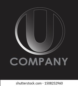 logo design with the letter U icon