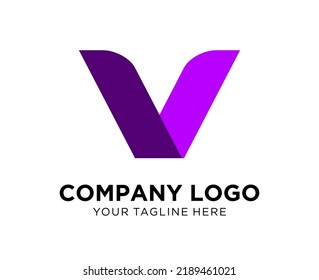 Carta de diseño de logotipos V, adecuada para la empresa, la comunidad, logotipos personales, logotipos de marca