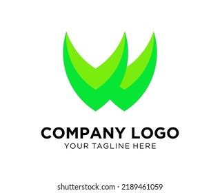 Logo design letter W, suitable for company, community, personal logos, brand logos