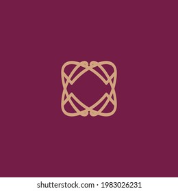 Logo-Design mit Linienkonzept