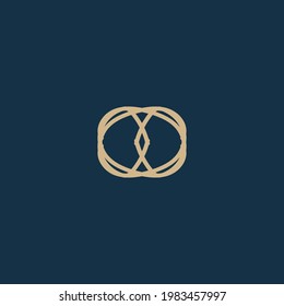 logo design with line concept. abstract shape