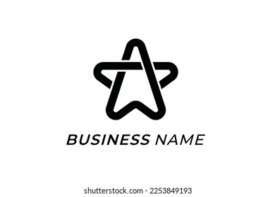 logo design line creative star