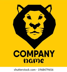 Logo design. lion, Leo modern shape.