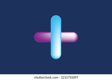 Diseño de logotipo de formas geométricas abstractas de color líquido. Elementos de gradiente fluido para banner mínimo, post social. Elementos dinámicos futuristas de moda. Antecedentes abstractos. Vector Eps10.