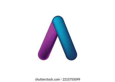 Diseño de logotipo de formas geométricas abstractas de color líquido. Elementos de gradiente fluido para banner mínimo, post social. Elementos dinámicos futuristas de moda. Antecedentes abstractos. Vector Eps10.