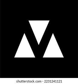 diseño de logotipo M icono diseño de elemento