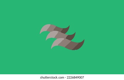 logo design made with brown tones.