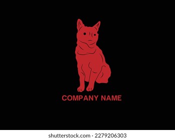 Diseño de logotipo Facilidad de obtención del logotipo Descarga del logotipo Ilustración del vector Carta de diseño y gato con el logotipo del hogar ilustrador color de diseño completo.