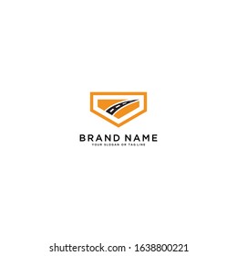 logo design maintenance road vector template