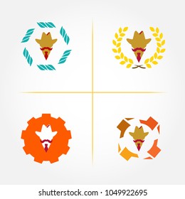 Logo Design Of Man With Hat