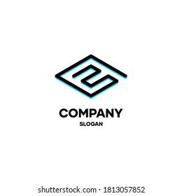 Logo design material. logo design material with abstract shapes. modern, minimal and trendy logo concept. vector