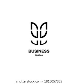 Logo design material. logo design material with abstract shapes. modern, minimal and trendy logo concept. vector