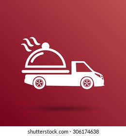 Logo Design for meal delivery service. Vector.