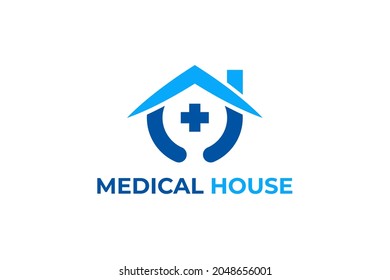 Logo Design for medical home circle  sign modern template