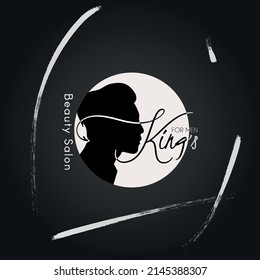 Logo design for a men's beauty salon