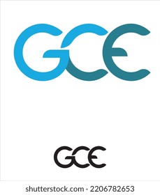 Logo Design For Metal, Iron, Steel Company. GCE, G,c,e Letters Vector Logo Design