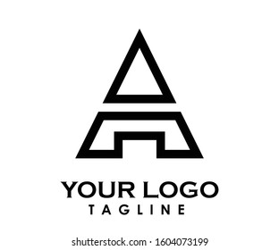 logo design A minimalis logo for starup company monoline simple elegant 